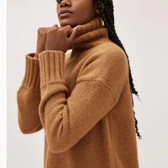 Everlane Cloud Turtleneck sweater. Size Xs.  Merino wool , Prima cotton alpaca - Picture 3 of 12